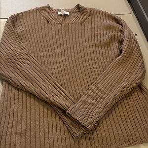 Jessica Simpson Tan Ribbed Knitwear